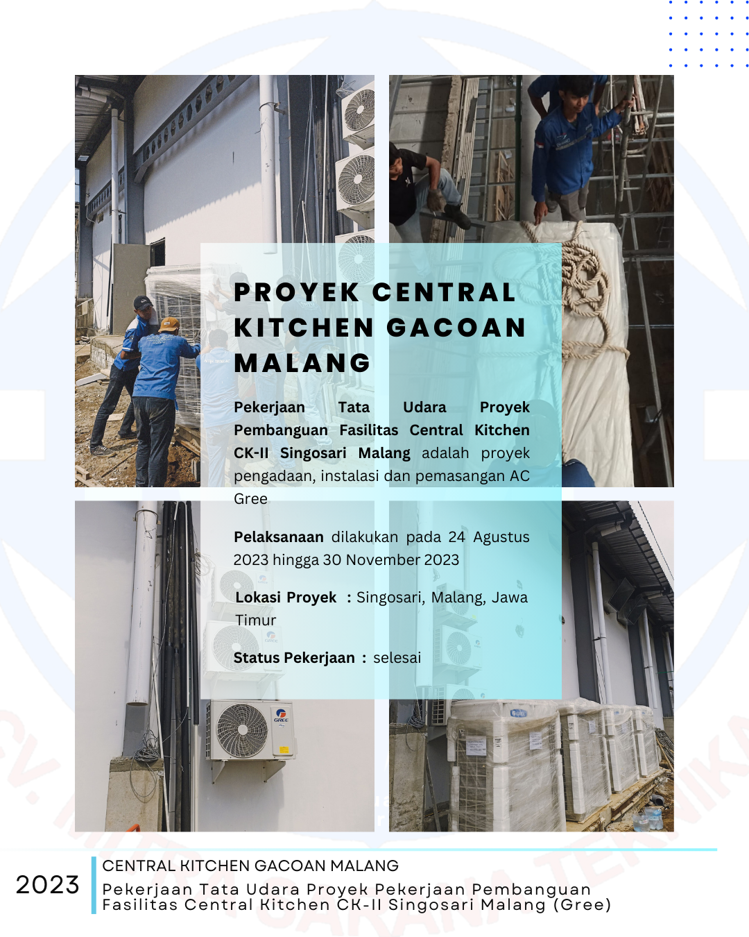 Central Kitchen Gacoan — Unit pendingin
